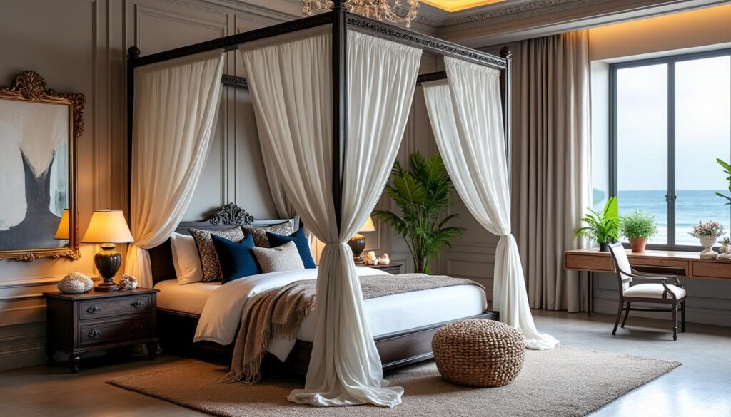 Inspirez-vous : 7 somptueux lits à baldaquin pour métamorphoser votre chambre