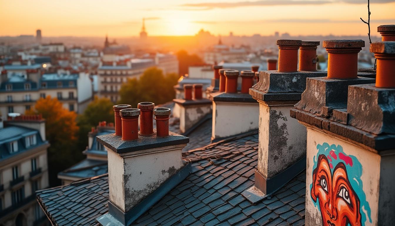 découvrez une escapade artistique unique au cœur des toits parisiens, entre créations inspirantes et vues panoramiques emblématiques de paris.