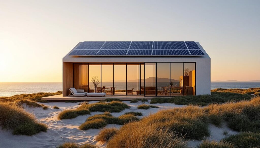 La maison solaire innovante de Véronique Piedeleu pour Caravane à Comporta
