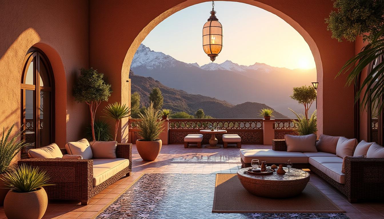 découvrez un hôtel unique en plein désert de marrakech, offrant une vue spectaculaire sur les montagnes de l'atlas pour une expérience inoubliable.