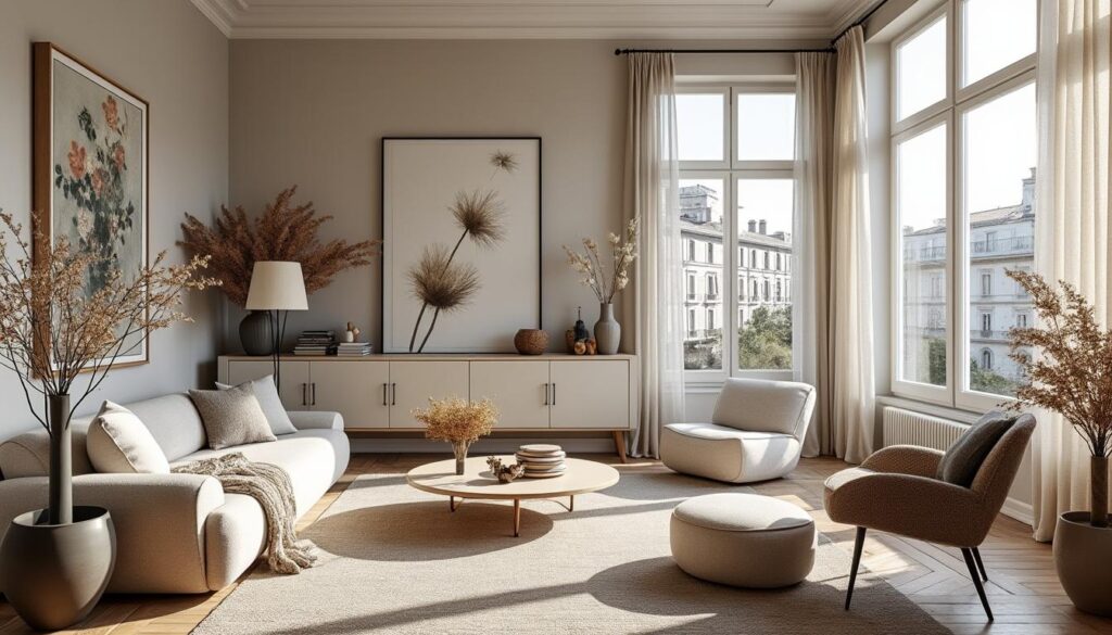 Milan : Antoine Billore déniche un appartement au décor éphémère et plein de charme