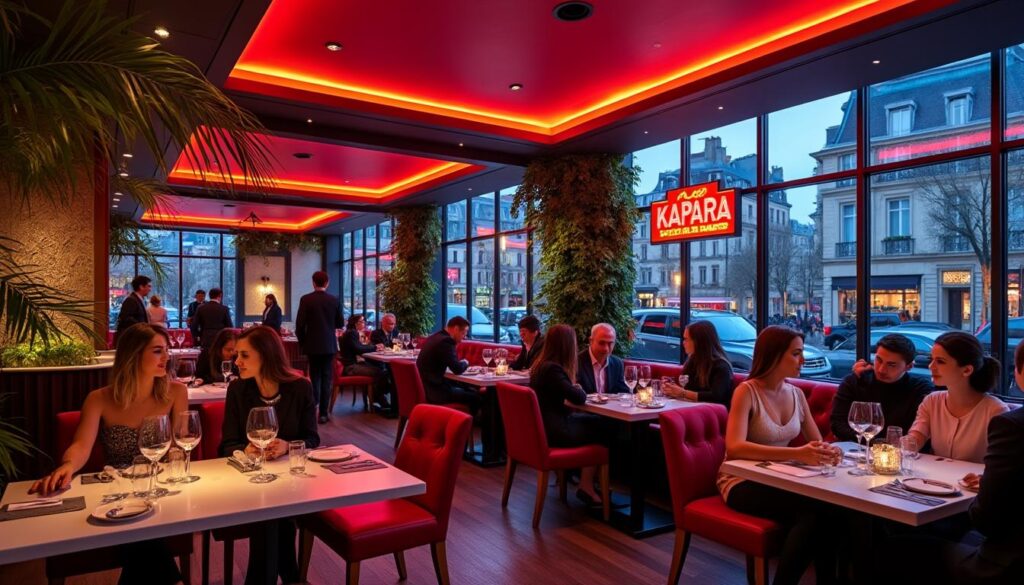 Paris : Plongez dans l'atmosphère électrisante du restaurant Kapara