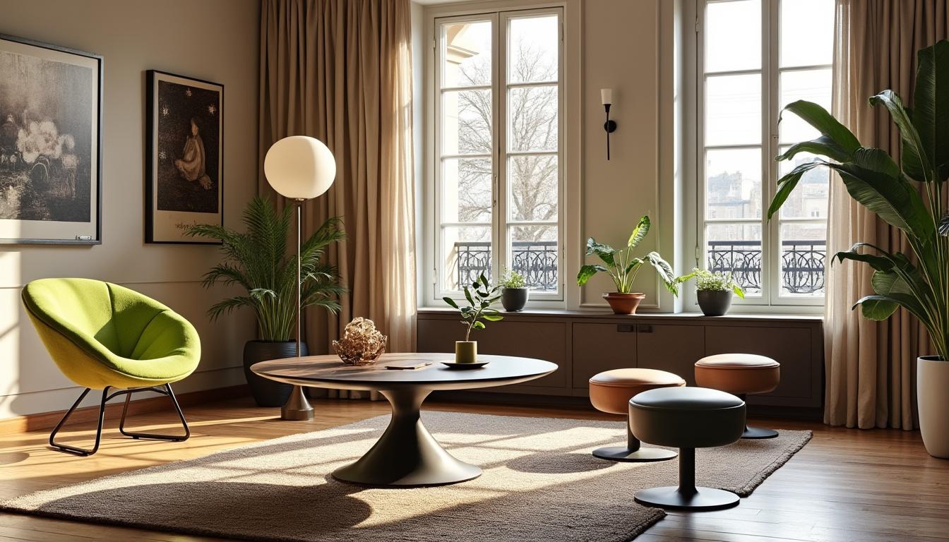 découvrez un appartement parisien au style affûté, conçu par une jeune passionnée de design, alliant modernité et élégance avec une touche personnelle unique.