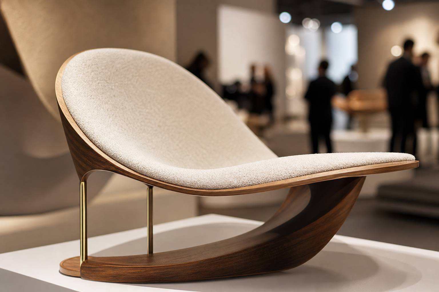 Mobilier contemporain expose au salon PAD Paris 2024