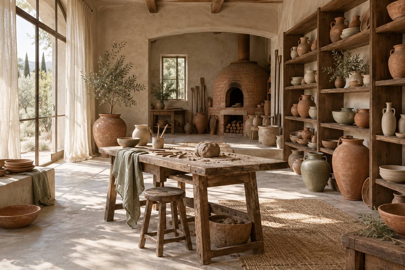 Illustration éditoriale du sujet : L'Art Authentique de la Poterie Ravel : Tradition et Créativité au Cœur de la Terre