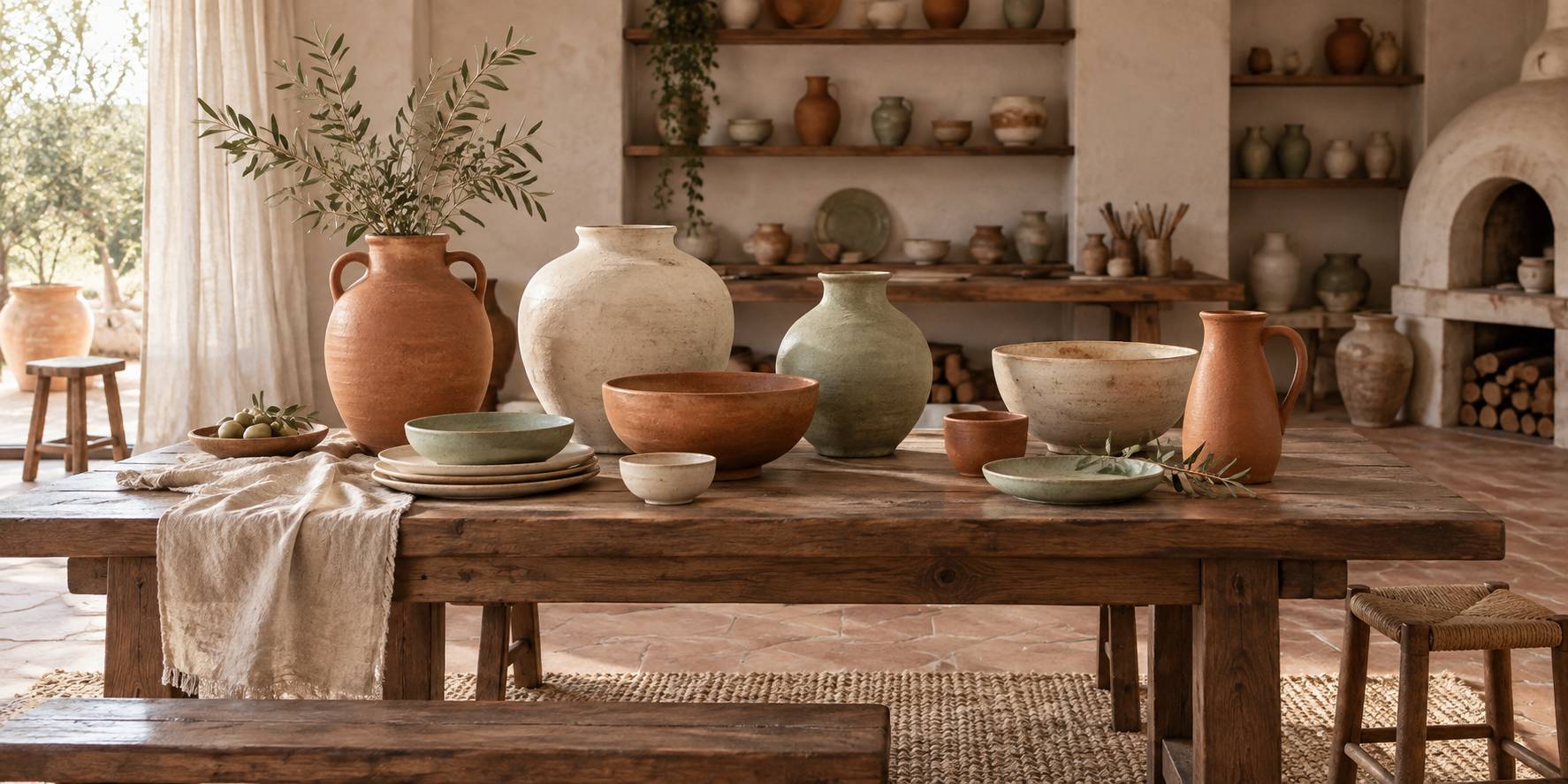 Illustration éditoriale du sujet : L'Art Authentique de la Poterie Ravel : Tradition et Créativité au Cœur de la Terre